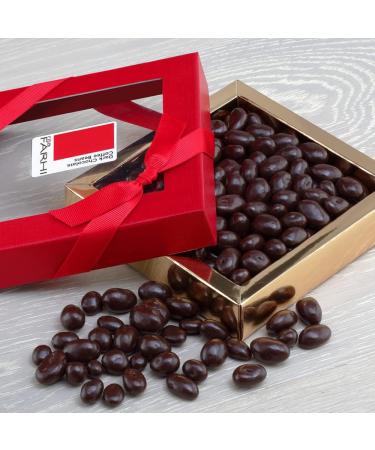 Rita Farhi Dark Chocolate Coated Coffee Beans in a Luxury Gift Box 200g - New Palm Oil Free Recipe Dark Chocolate Coffee Beans - Buy Online on GoSupps.com