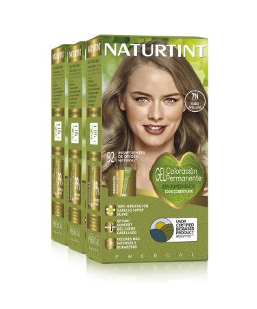 Natureint Biobased |Hair color oohne ammoniak |7n Nubblond |High proportion of natural ingredients3 pack |510 ml 7n.Nubblond 170 ml (3 pack) - Buy Online on GoSupps.com