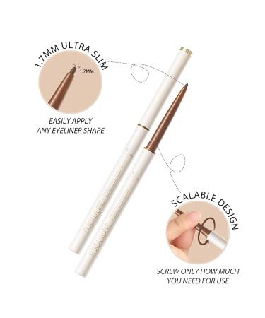FOCALLURE Waterproof Gel Eyeliner Pencil F03 - Long-Wear, Ultra-Slim, High Pigment - Buy Online on GoSupps.com