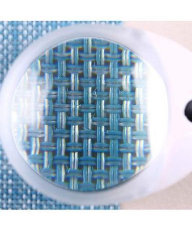 Portable Magnifiers Handheld Mini Double Lens Great for Reading Books Maps Documents More Home and Office Illuminated Magnifying Glass White 10x Made in China - Buy Online on GoSupps.com