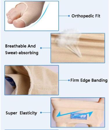ENPAP Toe Spacers Straightener Corrector Big Splint Protectors Support Sleeve for Valgus Pain Relief | Silicone Separators and Pad | Left & Right - Buy Online on GoSupps.com