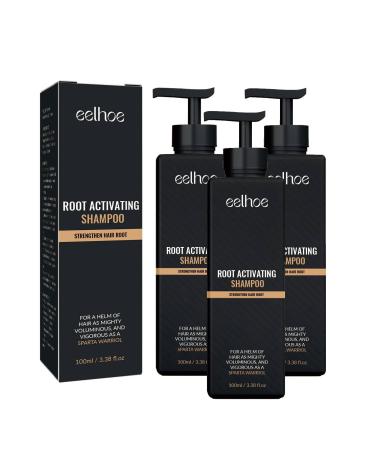 Shampoo for Men & Women Root Activator Shampoo Natural Hair Regrowth Shampoos Unisex Hair Thickening Shampoo (4Pc-400ml)