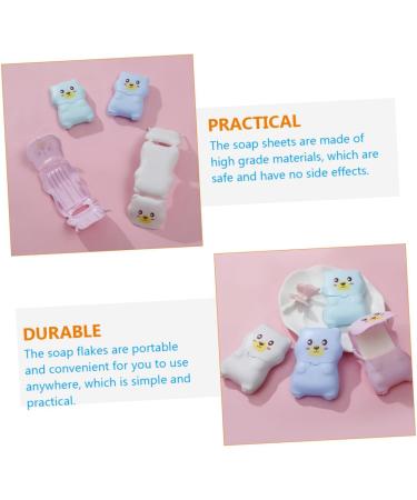 Angoily Small Soap Slice 6 Sets Travel Soap Flakes Confetti Pp Clean Hand-washing Soap Slices - Buy Online on GoSupps.com