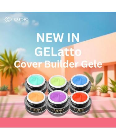  Cupio Cupio GELatto Gel Cover Builder Papaya 15ml - Buy Online on GoSupps.com