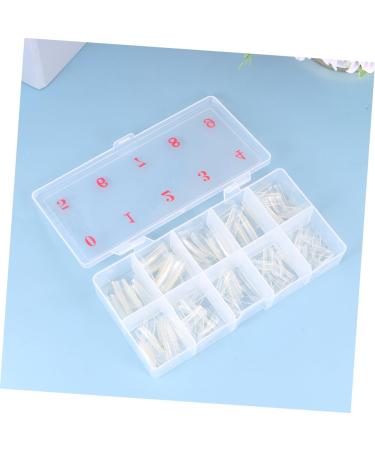 FRCOLOR Full Cover Nail Tips Full Cover Fake Nail French Nail Tool Nail Scraper Tool Fake Finger Nails Cover Nail Para U as Home Manicure Tools Buffer Full Coverage 14.5x9cm Assorted Color - Buy Online on GoSupps.com
