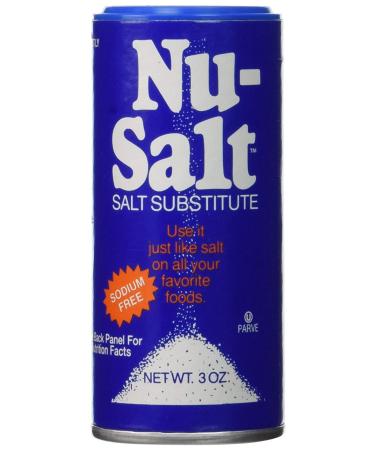 NU-SALT Substitute, Sodium-free, 3 Oz (3 Pack)
