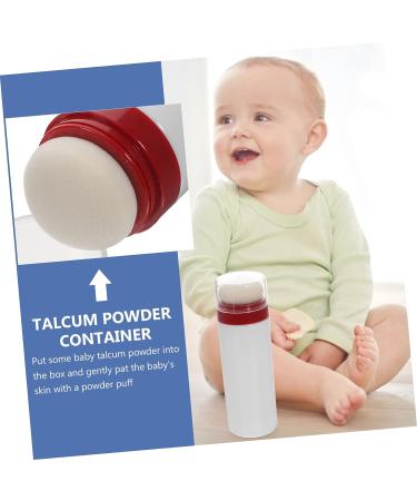 TOYANDONA 2pcs Travel Size Skincare Containers for Baby Powder with Makeup Puff - Perfect Gift for New Moms - Buy Online on GoSupps.com
