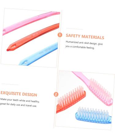 Minkissy 24-Pack Hard Plastic Toothbrushes for Adults - Durable Dental Care Super Hardy & Easy Cleaning - Buy Online on GoSupps.com