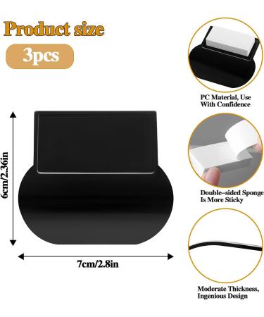 Toilet Lid Lifter 3 Pcs - Self Adhesive Sticky Handle for Touch-Free Lifting - Multi-Function Tools for Home, Office, Hotel - Buy Online on GoSupps.com