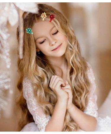 NVENF Christmas Hair Clips for Women - Festive Snowflake Hairpins Holiday Accessories (Style A) - Buy Online on GoSupps.com