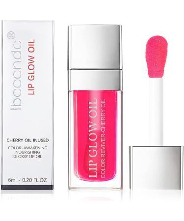 AOOWU Tinted Plumping Lip Oil - Cherry Red | Long Lasting Hydrating Lip Gloss for Women - Buy Online on GoSupps.com