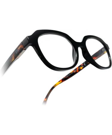 Gian Marco Venturi Women's Ferrara Reading Glasses - Stylish Black Size M | International Shipping Available - Buy Online on GoSupps.com