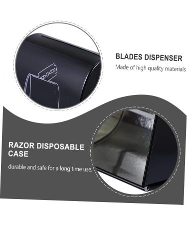 Skisuno 2-Stage Blade Storage Box | Disposable Razor & Salon Blade Dispenser for Men | Durable & Convenient Disposal Solution - Buy Online on GoSupps.com