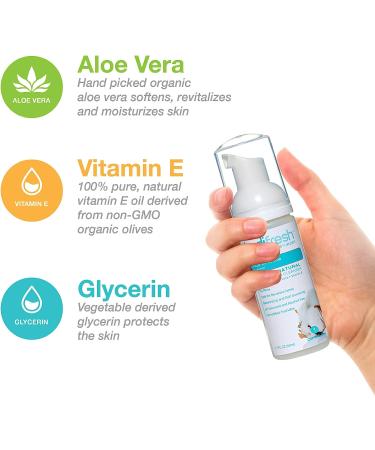 Bodifresh Toilet Paper Foam - Aloe Vera and Vitamin E Spray for Gentle and Effective Cleanse - 360 Flushable Wipes, Unscented - 3 Piece Set - Buy Online on GoSupps.com