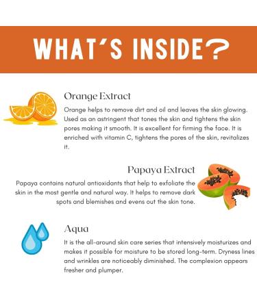 Fruit Facial Massage Cream - Orange & Papaya Extract | Vegan Paraben-Free Cruelty-Free | 17 oz - Buy Online on GoSupps.com