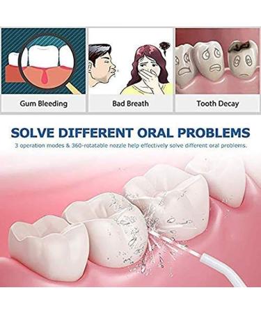 GeRRiT Cordless Dental Oral Irrigator - Portable IPX7 Waterproof Water Flosser for Home & Travel | Rechargeable Care for Braces & Bridges - 3 Modes - Buy Online on GoSupps.com