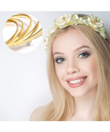 30-Piece Metal Hair Bands - Smooth Slide-Resistant Headbands for DIY Handicrafts & Hair Jewelry (Black Silver Gold) | Unisex Hair Accessories - Buy Online on GoSupps.com