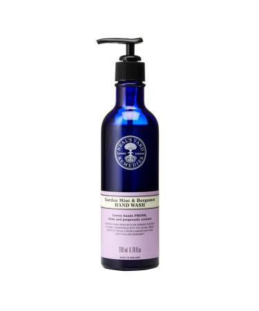 Neal's Yard Remedies Garden Mint & Bergamot Hand Wash | Refreshing Hand Soap | Certified Organic Hand Soap | 6.76 fl. oz.