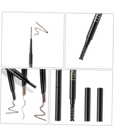 Mipcase Mechanical Pencil 2 1 Eyebrow Makeup Tools Eyebrow Pencil Water Proof To Rotate Brow Liner 1 count (Pack of 1) Grey - Buy Online on GoSupps.com