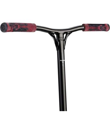 Fuzion Pro Scooters Hex Grips BMX Bike Grips - Black & Red Swirl - Buy Online on GoSupps.com
