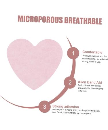 GLEAVI 250 Pcs Alien Heart Shaped Bandages - Waterproof & Flexible Adhesive Burn Wound Plasters for Kids & Adults - Buy Online on GoSupps.com