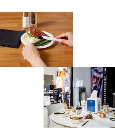 300 PCS Disposable Plastic Utensils 6.5In Plastic Knives Heavyweight Disposable Clear Knives Disposable Plastic Cutlery for Dinners Buffets Take-Out Catering Food Services(White) 300 PCS Plastic Knives - Buy Online on GoSupps.com