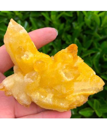 Yellow Phantom Quartz Crystal Cluster Specimen - JZIGTDEM (Color : 180g) - Buy Online on GoSupps.com