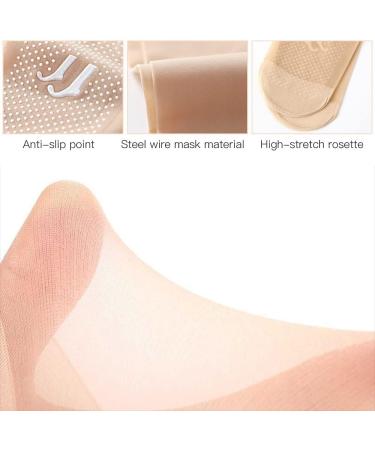 Buy Naveso Tourmaline Ionic Socks - 10 Pair Slimming Health Socks for Women | Body Shaping & Lymphatic Support | Summer Thin Skin Tone Socks - Buy Online on GoSupps.com