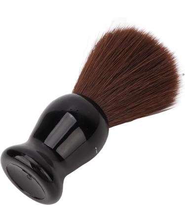 Deosdum Men's Beard Brush - Soft Brown Nylon Hair Comfortable Black Beard Wooden Handle for Wet Shaving & Hairdressing - Buy Online on GoSupps.com