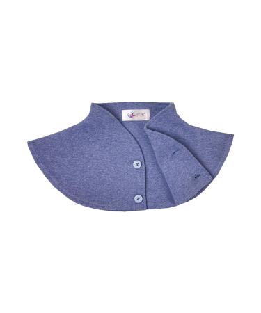 Perfeclan summer shoulder cushion for air-conditioned rooms/neck cuff/comfortable soft skin-friendly and breathable/neck and shoulder wrap for sleeping blue