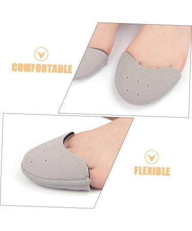FOMIYES Pointe Ballet Toe Caps | Flexible Toe Pads & Protectors for Dance Shoes - Grey 10.00x7.00x0.40CM International Shipping Available - Buy Online on GoSupps.com