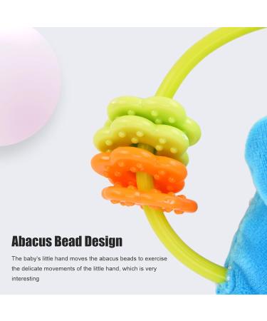 Blue Elephant Baby Rattle Toy & Teether - Portable Chewable Gift for Baby Showers | International Shipping - Buy Online on GoSupps.com