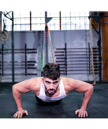 16PCS Resistance Bands Set - Maximum Weight of 150 lbs. Perfect for Indoor and Outdoor Sports Fitness Suspension Speed Strength Baseball Softball Training Home Gym and Yoga - Buy Online on GoSupps.com