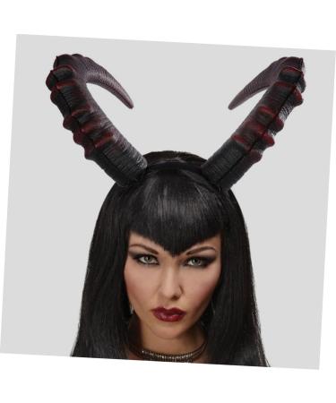 PLAFOPE Demon Horn Headband Men Headband Devil Horns Headband Cosplay Headbands Ox Headbands for Mens Headbands Prom Props Devil Animal Headdress Halloween Headband Dragon Horns Pu - Buy Online on GoSupps.com