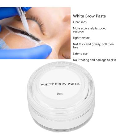 Fyearfly Eyebrow Mapping Cream Eyebrow Mapping White 10g Washable Eyebrow Mapping Paste for Permanent Makeup Eyebrows - Buy Online on GoSupps.com