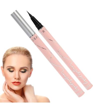 Eyeliner Pencil Liquid | Waterproof Eye Liner | Women Precision Brush Tip Glides On Easily To Create Any Look Gel Pigments With 24-Hour Wear Lambo 01# Classic Black - Buy Online on GoSupps.com