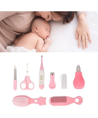Semme Baby Healthcare Grooming Kit - 8Pcs Set for Nose Cleaning, Nail Clipping, and Toothbrush for Infants - Buy Online on GoSupps.com