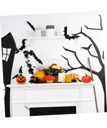 HOMSFOU Foam Pumpkin Decor 10pcs cupboard halloween Photography Props Halloween Ornament Halloween Ornament Halloween Adornment stick Expandable pumpkin flower decorations bouquet - Buy Online on GoSupps.com