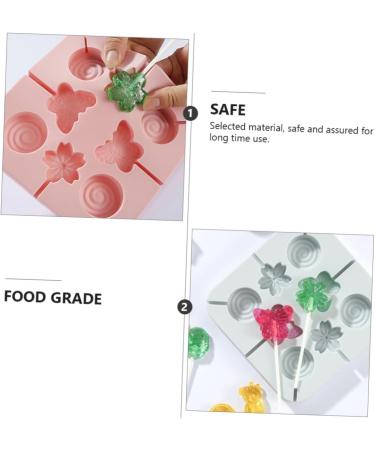 MAGICLULU 1 Set Lollipop Mold Silicone Molds Silicone Baking Molds Chocolate Baking Mold Child Square Tool - Buy Online on GoSupps.com