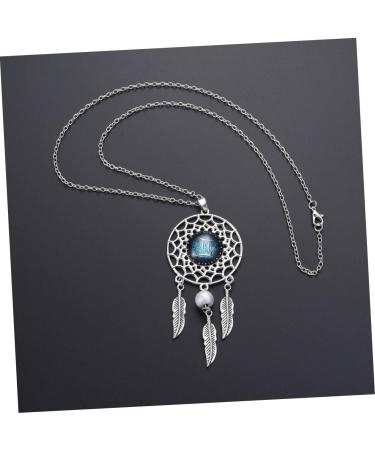 ORFOFE Jewelry Necklaces Silver Necklace Dream Catcher Necklace Dreamcatcher Sagittarius The Time - Buy Online on GoSupps.com