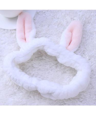 LALAFINA Face Washing Headband with Ears Easter Bunny Makeup Headband Rabbit Ears Hairband Bunny Ear Cosmetic Headband for Washing Face Shower Makeup Beige Spa Headband Bowknot - Buy Online on GoSupps.com