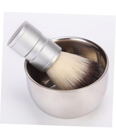 WOONEKY Stainless Steel Impact Bowl - Double Layer Razor Cup for Men | Durable Mixing & Shaving Container - Buy Online on GoSupps.com