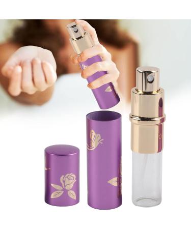 Oceanside Portable Perfume Bottle - 10ml Aluminum Atomizer Spray Bottle (Purple) | Travel-Friendly Cosmetic Accessory  - Buy Online on GoSupps.com