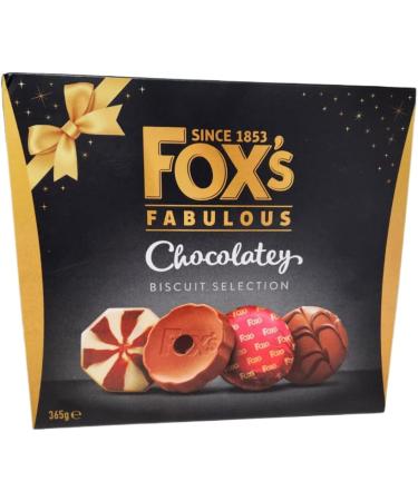  DIVAS SPIRITUAL Fox's Fabulous Chocolate Biscuit Selection 365g Assortment of chocolate-coated biscuits Sweet treats for the holidays ideal gift for chocolate lovers - Buy Online on GoSupps.com