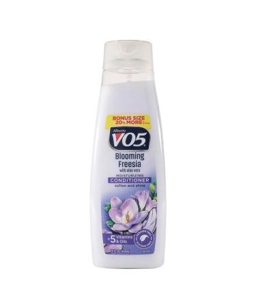 Alberto VO5 Blooming Freesia Revitalizing Conditioner - Hair Conditioner Formulated with Essential Vitamins and Oils - Fresh Floral Fragrance - 15 oz