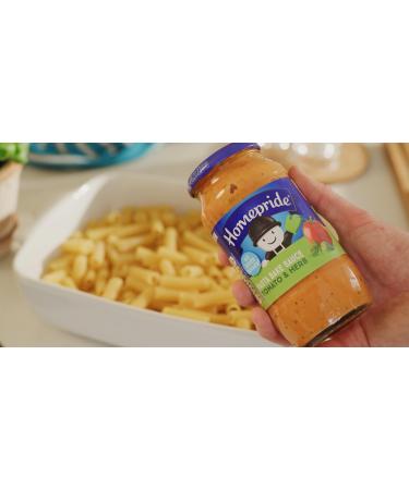 Homepride Creamy sauce without added sugar to tomatoes and herbs 485g jar - Buy Online on GoSupps.com