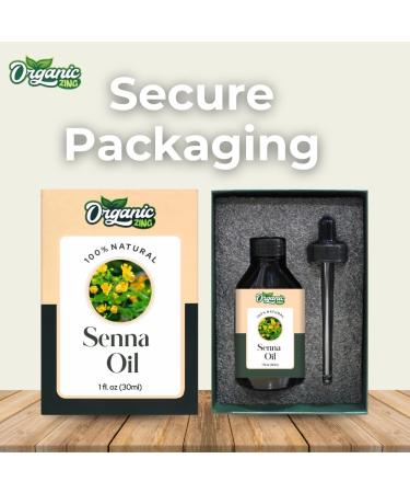 Organic Zing Senna Oil Cosmetic Grade (30 ml / 1.01 fl oz) - Botanical Oil for Skin Care Hair Blends & DIY Formulations - Buy Online on GoSupps.com