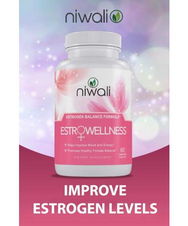 NIWALI Estrogen Capsules for Women - Hormone Balance & Menopause Support | 60 Non-GMO Veggie Capsules - Buy Online on GoSupps.com