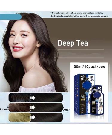 BaBound Miao Ethnic Plant Extract Bubble Hair Dye Cream Bubble Dye Hair Care 3 In 1 Plant Bubble Hair Dye Shampoo Hair Dye Shampoo For Women Coffee - Buy Online on GoSupps.com