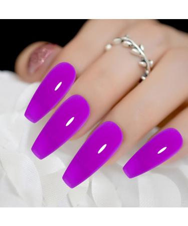 Glow-in-the-Dark Gel Nail Kit 6 Long-Lasting Glitter Gel Nail Extensions for Women and Girls - Buy Online on GoSupps.com